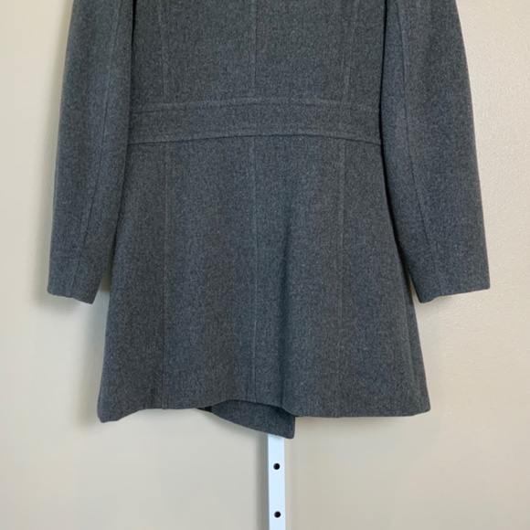Nine West Wool Button Front Overcoat Coat - Picture 14 of 16